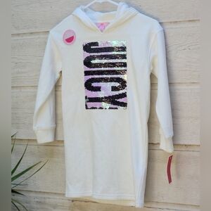 Juicy couture sweatshirt girl size 6 and (7/8)